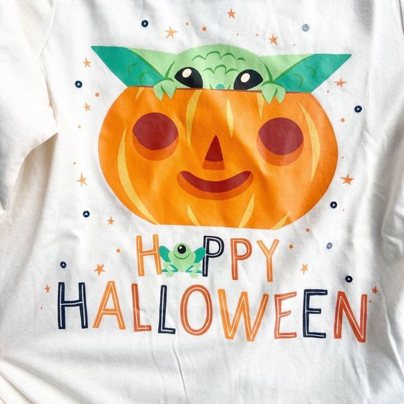 Disney | Star Wars Halloween Long Sleeve Shirt Girls Size M (7/8) - Picture 3 of 6